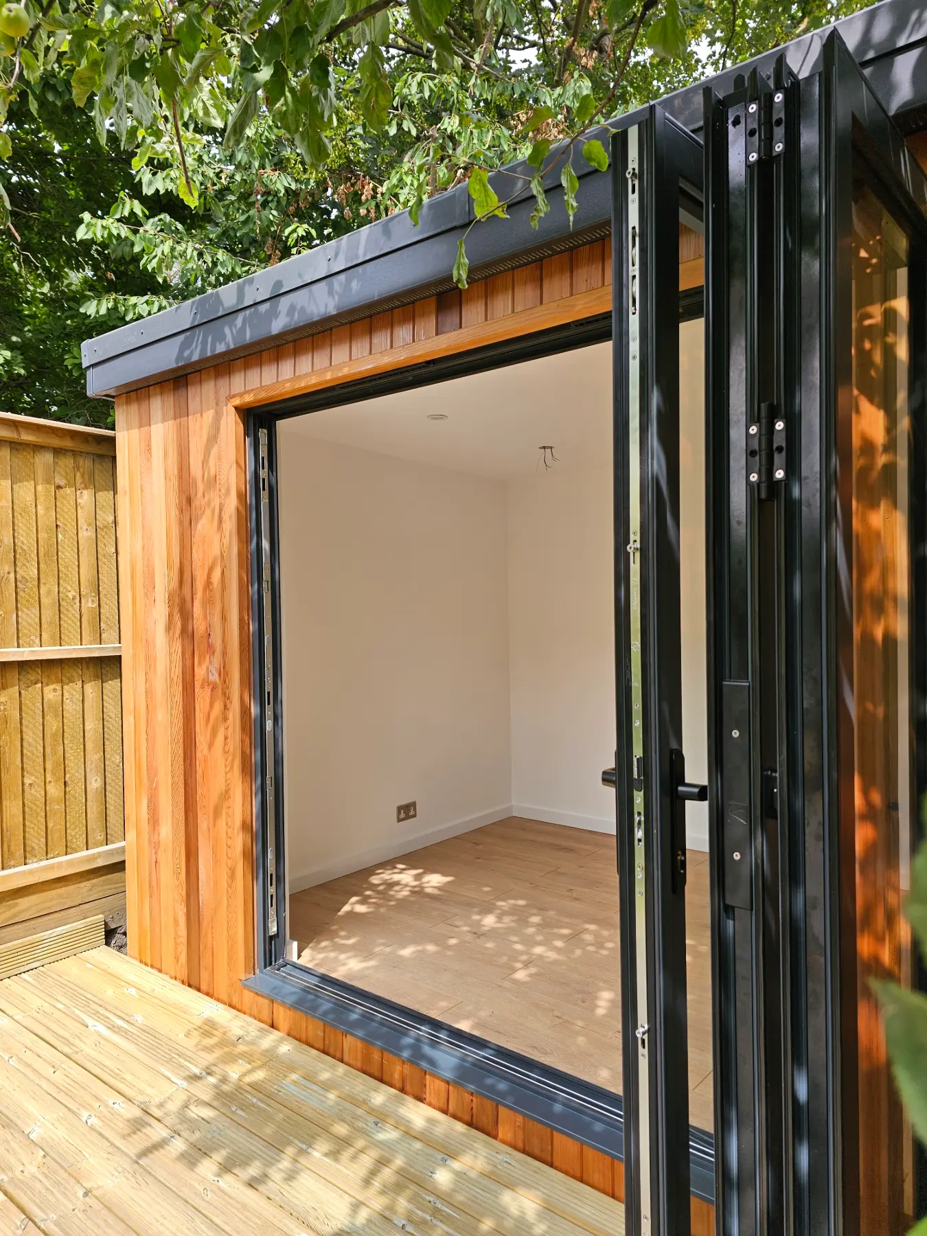 Cedar & Glass Garden Office — photo 1